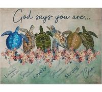 YAASIMOULE Dios dice que eres un lienzo personalizado