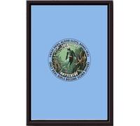 YAASIMOULE El sudor seca los coágulos de sangre y los huesos sanan. Solo las chicas de verdad se convierten en buceadoras. ¡Acéptalo! Póster de Buttercup Diving Girl (lienzo mate enmarcado).