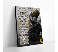 YAASIMOULE Impresiones en lienzo de motocicletas While On This Ride Called Life