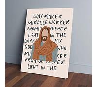 YAASIMOULE Impresiones en lienzo de Way Maker Miracle Worker