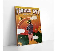 YAASIMOULE Lienzo decorativo con diseño de abejas divertidas de Tyler The Creator, Flower Boy
