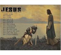 YAASIMOULE Lienzo personalizado Jesús es mi todo