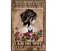 YAASIMOULE Marido en el cielo, yo soy su esposa, él es mi ángel guardián, póster de amor familiar.