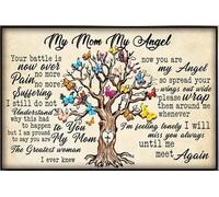 YAASIMOULE Mi mamá ángel, tu batalla es ahora, nunca más dolor, hasta que nos volvamos a encontrar. Póster