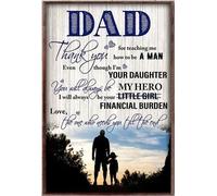 YAASIMOULE Papá, gracias por enseñarme a ser un hombre. Siempre mi héroe. Póster de hija.