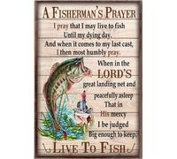 YAASIMOULE Pescando La oración de un pescador Ruego poder vivir para pescar Póster del pescador