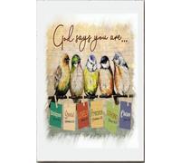 YAASIMOULE Póster de pared Dios dice que eres un gorrión, lienzo mate, galería, envuelto, enmarcado, idea de regalo