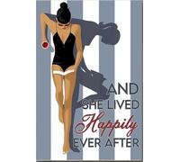 YAASIMOULE Póster Ella tomó el sol y vivió feliz para siempre, lienzo, galería, envuelto, enmarcado, idea de regalo