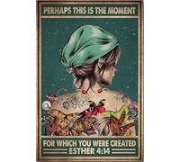 YAASIMOULE Póster Este es el momento para el que fuiste creado, galería de jardinería, arte de pared en lienzo para decoración del hogar, estilo granja, impresiones enmarcadas para inauguración de la