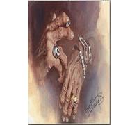 YAASIMOULE Póster firmado por Keith Richards, decoración de pared, regalo para músico, guitarrista, lienzo, galería, envuelto, enmarcado, idea de impresión.