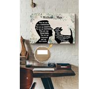 YAASIMOULE Póster personalizado de Chihuahua, terapeuta, mejor amigo, arte de pared de animales, regalo para amantes de los perros, cachorros de acogida, lienzo, galería, envuelto, enmarcado