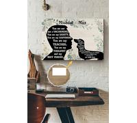 YAASIMOULE Póster personalizado de Dachshund Therapist, mejor amigo, arte de pared de animales, regalo para amantes de los perros, cachorros de acogida, lienzo, galería, envuelto, enmarcado