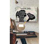 YAASIMOULE Póster personalizado de erizo, terapeuta, mejor amiga, arte de pared de animales, regalo para decoración de zoológico, lienzo de Hedgehod Foster, envuelto en una galería, idea de impresión