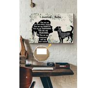 YAASIMOULE Póster personalizado de Jack Russell Terrier, terapeuta, mejor amiga, arte de pared, regalo para amantes de los perros, cachorros de acogida, lienzo, galería, envuelto, enmarcado