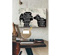 YAASIMOULE Póster personalizado de la mejor amiga de la terapeuta, vaca, arte de pared de animales, regalo para un amante, decoración de granja, lienzo, galería, envuelto, enmarcado, idea de