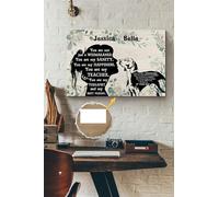 YAASIMOULE Póster personalizado No eres solo un Weimaraner, galería de animales, lienzo, arte de pared, regalo para amantes de los perros, cachorro de acogida, idea de impresión enmarcada y envuelta.