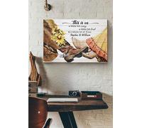 YAASIMOULE Póster personalizado Vaquera, Vaquera, Somos Nosotros, Arte de pared de amor, Regalo para San Valentín, Lienzo, Galería, Envuelto, Enmarcado, Idea, Impresiones