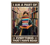 YAASIMOULE Póster Soy parte de todo lo que he leído Decoración pared