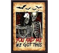 YAASIMOULE Póster Tú y yo, tenemos esto, enmarcado en lienzo mate