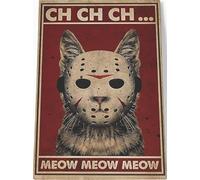 YAASIMOULE Viernes 13 Jason Cat Lienzo personalizado