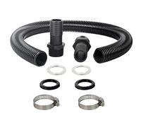 YAAVAAW Kit de Conexión Colector de Agua de Lluvia Desviador de Grifo,Juego de Conectores con Manguera 1m 38mm y Instalación Accesorios para Conectar 2 Grifo,Bidones de Agua,Bidones de Lluvia