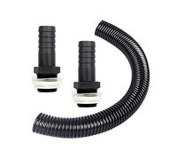 YAAVAAW Kit de Conexión Colector de Agua de Lluvia Desviador de Grifo,Juego de Conectores con Manguera 0.5m 25mm y Instalación Accesorios para Conectar 2 Grifo,Bidones de Agua,Bidones de Lluvia