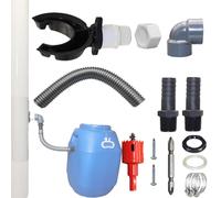 YAAVAAW Kit de Conexión Colector de Agua de Lluvia Desviador de Grifo,Juego de Conectores con Manguera 0.5m 25mm y Instalación Accesorios para Conectar 2 Grifo,Bidones de Agua,Bidones de Lluvia