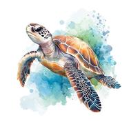 yabaduu YX011 - Adhesivo decorativo para pared, diseño de animales marinos