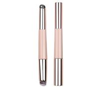 Yabauuop Cepillo de depuración de labios, aplicador de labial | Aplicadores de labios reutilizables - Helper cosmético de doble cabeza portátil reutilizable para mujeres para hombres maquillador