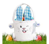 Yabauuop Cesta De Conejito Peluche Pascua | Decoração De Recipiente Giratório Feito Com Impressão 3D | Livro de Poupança com Envelope e Cadeado de Combinação | Para Aperitivos Juguetes Golosinas