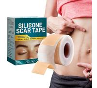 Yabauuop Cinta para Cicatrices,Tiras Para Cicatrices 2x100 Cm | Impermeables y Discretos para Eliminación de Heridas en Rostro y Cuello