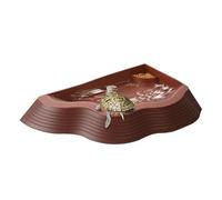 Yabauuop Piscina para Tortugas - Cuenco De Agua Antideslizante para Tortugas con Rampa - Estanque De Baño para Reptiles, Decoración Acuarios para Lagartos Serpientes Dragón Barbudo