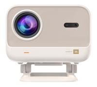 Yaber Proyector portátil L2 Plus 4K para exteriores con WiFi 6 y Bluetooth, enfoque automático sin costuras, sistema Android integrado con ángulo ajustable para iPhone/TV Stick/HDMI/USB/Laptop/PS5