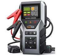 YaberAuto Arrancador de Baterías de Coche con Escáner OBD2, 7000A 12V Arrancador de Coche Portátil con Función de Arranque Forzado (Todo Gas/10L Diesel), Herramienta de Diagnóstico con Cable Puente
