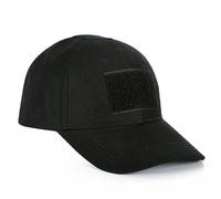 YABOO Táctico Combate Camuflaje Niño Gorra De Béisbol Deportes Al Aire Libre Senderismo Pesca Caza, Negro, Small