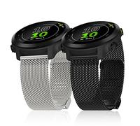 YABZOZ 20mm Correa Compatible con Amazfit GTS 2 Mini / 4 Mini/GTS 2 3 4 2e / Bip 3 Pro/Bip 3 / Bip U/Bip U Pro, Metal Banda de Repuesto Compatible con Garmin Venu/Venu 2 Plus