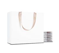YACEYACE - Bolsas de regalo grandes (31,8 x 11,4 x 27,9 cm, 20 unidades), color blanco