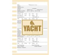 Yacht Log Book: Sailing and Boating Journal | 6x9 Inches | 110 Pages for Navigation, Weather & Trip Records