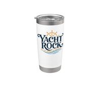 Yacht Rock Captain Party Boat Marítimo Divertido Pontón Barco Vaso térmico de acero inoxidable de doble pared
