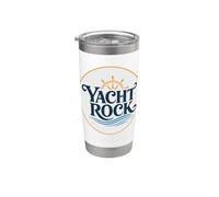 Yacht Rock Captain Party Boat Marítimo Divertido Pontón Barco Vaso térmico de acero inoxidable de doble pared