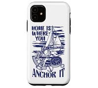 Yachting Marineros Barco de vela Navegando Yate-Ancla Velero Carcasa para iPhone 11