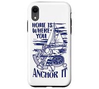 Yachting Marineros Barco de vela Navegando Yate-Ancla Velero Carcasa para iPhone XR