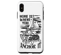 Yachting Marineros Barco de vela Navegando Yate-Ancla Velero Carcasa para iPhone XS Max