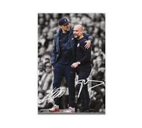 YACJZDD Jürgen KloppPep Guardiola - Lienzo decorativo para dormitorio, oficina, habitación, regalo, 30 x 45 cm