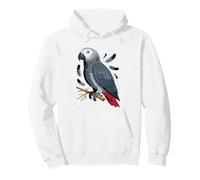 Yaco Loro Gris Amante De Aves Sudadera con Capucha