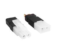 YACSEJAO 1 par Deans Style T macho a conector Odamiya Wireless Connector Conector hembra adaptador para RC FPV dron coche camión Lipo NiMH cargador de batería ESC