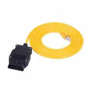 YACSEJAO 2M ENET OBD2 Cable para diagnóstico de codificación BMW serie F, conector RJ45 macho a ENET OBD cable compatible con E-SYS ISTA+ ICOM Bootmod3 código de bimmercode OBD