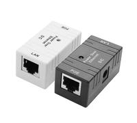 YACSEJAO - Adaptadores PoE inyector/divisor combinador 5V-48V DC 96W Ethernet 10/100Mbps compacto para cámaras de seguridad y sistemas solares