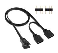YACSEJAO - Cable Adaptador RGB de 3 Pines para MSI Mystic Light y Gigabyte RGB Fusion - Compatible Con Conector SM de 3 Pines - Para Placa Base, 1,6 FT/50 cm