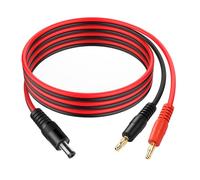 YACSEJAO Cable banana hembra dc-5521 hasta 4 mm 3FT/1 M 5,5 mm 54 mm 54 V -24 V - cable de enchufe de señal